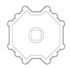 Immagine di ADATT.OTTAG.PER ASSE 70 X SERIE MP