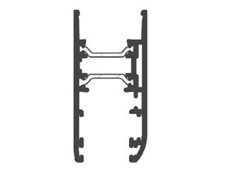 Immagine di ANTA DA MM.36 SX700 ACC.METAL RIGATO