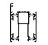 Immagine di ANTA FERMAVETRO HX160 RAL 9010