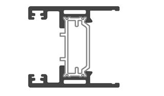 Immagine di ANTA VETRO INFILO SX120 RAL 9010