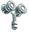 Immagine di CARRELLO A 4 RUOTE GIR.ZINC. DA 24