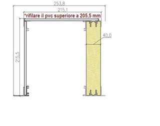 Immagine di CASSONETTO ZETA 1 EVOLUTION FILO MURO H.215