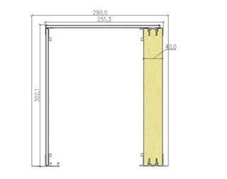 Immagine di CASSONETTO ZETA 1 EVOLUTION FILO MURO H.300