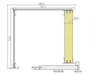 Immagine di CASSONETTO ZETA 2 EVOLUTION CENTRO MURO H.300