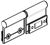 Immagine di CERNIERE PORTE C/PIAS.INF.              CERNIERE PS450 APX0201 - PX45