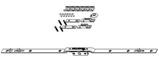 Immagine di CHIUSURA FAST LOCK INOX H=600mm E.7,5 CH 2 PUNTIASX12FAST60 SX120