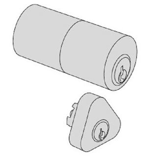 Immagine di COPPIA CILINDRO DA APPL.IN OTTONE       PER SERR.00111761
