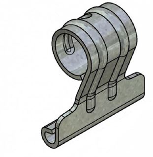 Immagine di GANCIO DI CONGIUNZ. PER TUBO MM.18