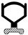 Immagine di GUARNIZIONE BATT.INF.RIGIDA CX600-CX700 SOLO PROFILI 120-121-125-117 G