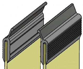 Immagine di GUARNIZIONE PVC GUIDA A 'U' MT.150