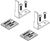 Immagine di KIT BLOCCAGGIO ANTA FISSA SX120         ASX12KANGFIS SX120