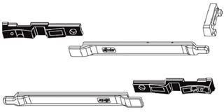 Immagine di KIT CATENACCI A/R TOP 40 X ANTA AFFIANCATAAR TOP - NUOVO 40 - KIT CATENA