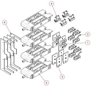Immagine di KIT HX166 1 ANTA APRIBILE + 1 ANTA FISSAAMX6601K.73 MX166