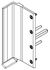 Immagine di KIT MANIGLIA SINGOLA MOVIMENTAZIONE SX  ASX12MTMSX SX120