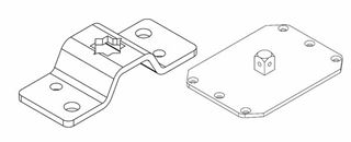 Immagine di KIT SUPPORTO + PERNO Q. X REVOLUTION    SUPPORTO CASSONETTO ZETA PER M