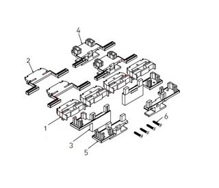 Immagine di KIT TAPPI 2 ANTE APRIBILI SOGLIA B MX   AMX6582.61 MX166