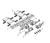 Immagine di KIT TAPPI 2 ANTE APRIBILI SOGLIA C MX   AMX6582.62 MX166