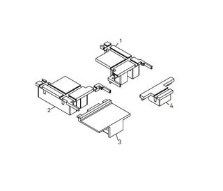 Immagine di KIT TAPPI ANGOLO SOGLIA B MX            AMX6582.73 MX166