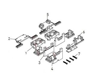 Immagine di KIT TAPPI ANTA APRIBILE + ANTA FISSA SOGLIA B MXAMX6582.49 MX166