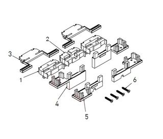 Immagine di KIT TAPPI ANTA APRIBILE + ANTA FISSA SOGLIA C MXAMX6582.54 MX166