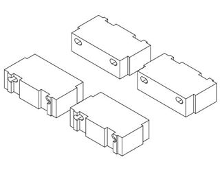 Immagine di KIT TAPPI RACCORDO TELAIO 90° MX.102-107AMX6582.52 MX166