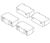 Immagine di KIT TAPPI RACCORDO TELAIO 90° MX.102-107AMX6582.52 MX166