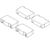 Immagine di KIT TAPPI RACCORDO TELAIO 90° MX.105    AMX6582.50 MX166