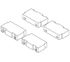 Immagine di KIT TAPPI RACCORDO TELAIO 90° MX.105    AMX6582.50 MX166