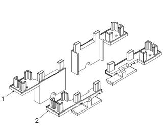 Immagine di KIT TAPPI SUPPLEMENTARI C.LE MX166301/308AMX6582.78 MX166