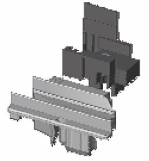 Immagine di KIT TAPPO RIPORTO HP CX850 RETTO G.A.