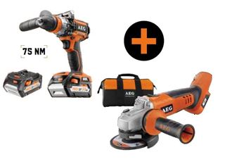 Immagine di KIT TRAPANO+SMERIGLIATRICE 18V BSB18CBL+BEWS18-11SKIT= TRAPANO A PERC.BSB18CBL +