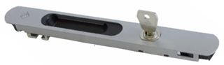 Immagine di MANIGLIA C/CHIAVE INC."INNER CLICK"187MMIN ALLUMINIO SX60-SX700 EKA63