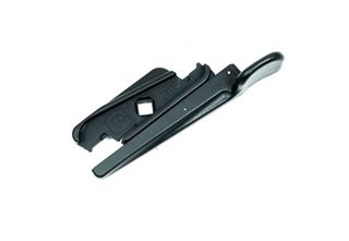 Immagine di MANIGLIA IRIS A CORSOIO x LAM. A GOCCIA RAL 9010