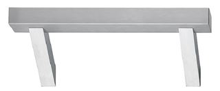 Immagine di MANIGLIONE QUADRATO INCLINATO INOX      FORNIRE 2 ATTACCHI 171BS503B