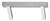 Immagine di MANIGLIONE QUADRATO INCLINATO INOX      FORNIRE 2 ATTACCHI 171BS503B