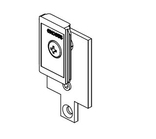 Immagine di PIASTRA FISSAGGIO ANTA MX166204         AMX6582.53 MX166