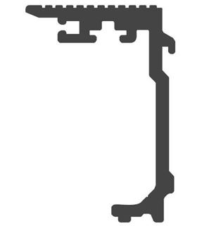 Immagine di PROFILO CHIUS. BINARIO INF. MX166 VER.GOTICO
