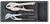 Immagine di SET T151 PINZE MECC. 2400MM TERMOFORM.