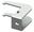 Immagine di STAFFA X FISS. GUIDA CON SCASSO 44X44 MM.4PER TASSELLATURA SOLO PER FILO