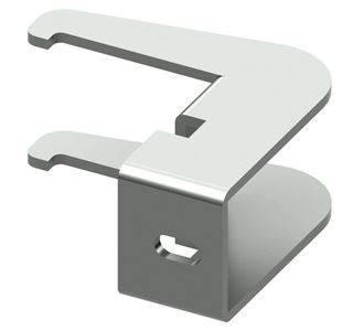 Immagine di STAFFA X FISS. GUIDA CON SCASSO 44X44 MM.4PER TASSELLATURA SOLO PER FILO
