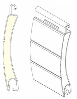 Immagine di TAPPARELLA ALLUMINIO M45                TERMINALE COLORE LEGNO + 3 € N