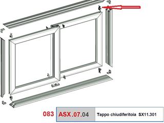 Immagine di TAPPO CHIUDIFERITOIA SX11301            ASX0704