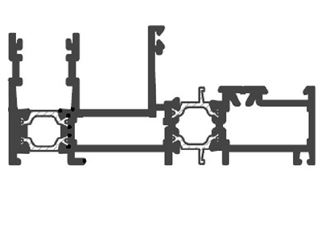 Immagine di TELAIO ACC. FISSO SX110 GRIGIO GOTICO