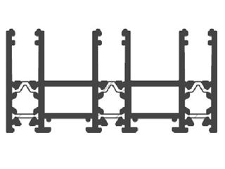 Immagine di TELAIO 'L' 3 V.SX700 NOCE REALE+WHITE