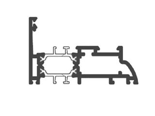 Immagine di TELAIO 'L' CX700 T.T. RAL 9010