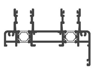 Immagine di TELAIO "Z" 2 VIE SX110 RAL 1013