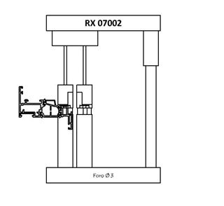 Immagine di UNITA'LAV. FORO 3MM PRESPINATURA MX603  MX603