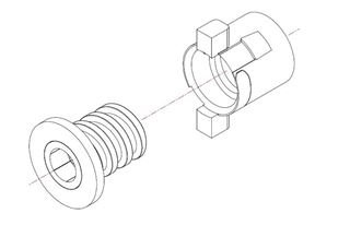 Immagine di REGISTRO TWIN AUTOBLOC. SU BARRETTA     ARX0613 RAPID BLOC