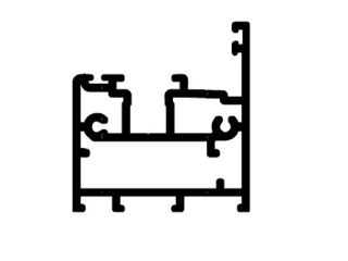 Immagine di BINARIO INFERIORE VL45 RAL 1013
