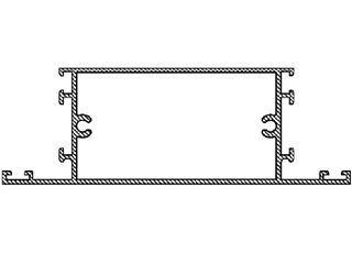 Immagine di FASCIA 120mm T40 ANOD. ARGENTO